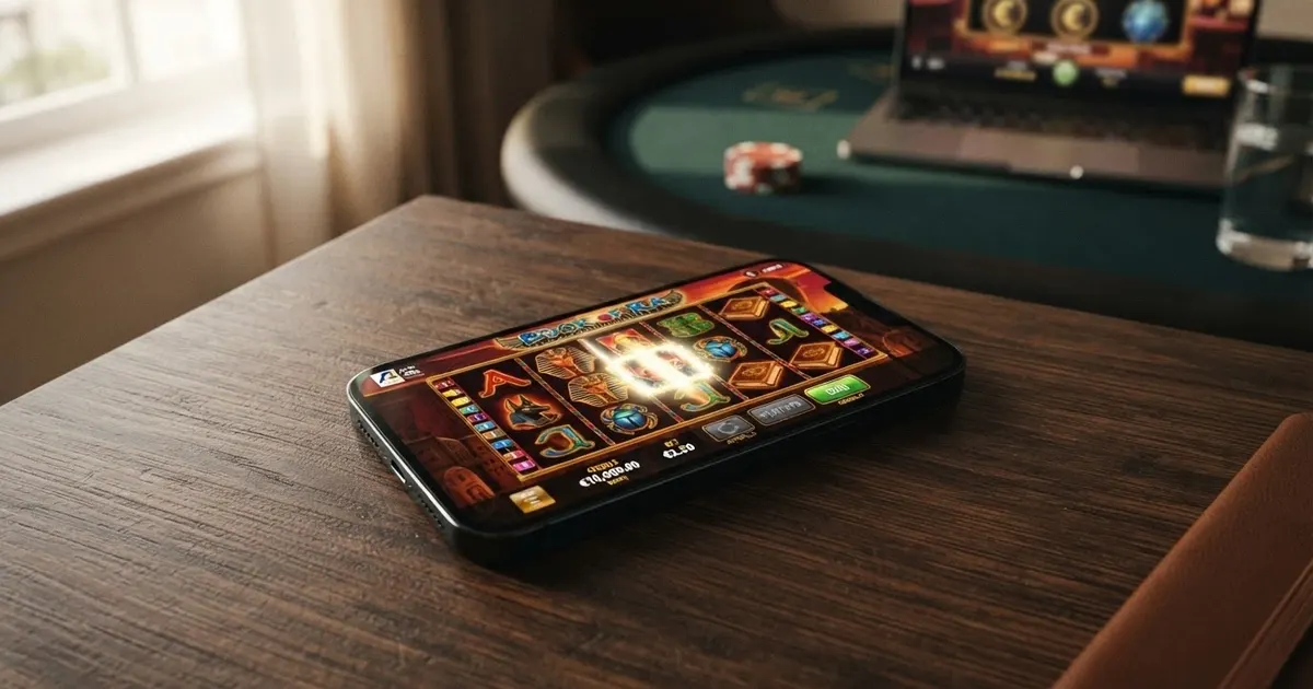 Interfaccia di un casinò online con modalità demo attiva e crediti virtuali visibili sul saldo