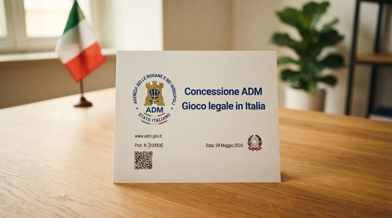 Logo ufficiale dell'Agenzia delle Dogane e dei Monopoli su sfondo istituzionale con scudo di protezione
